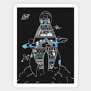 Interstellar Travels Sticker